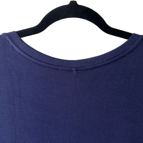 Mix by 41Hawthorn navy single pocket soft short sleeve swing dress M - Picture 4 of 8